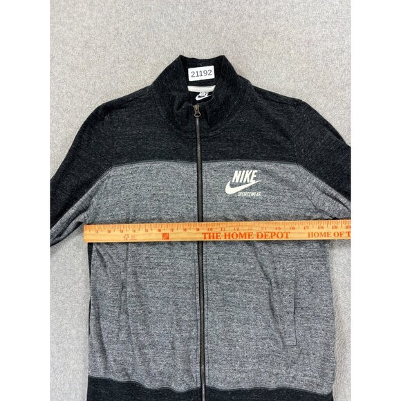 Nike Sportswear Logo Light‎ Weight Athletic Jacket (Women's Large) Gray - Picture 7 of 12